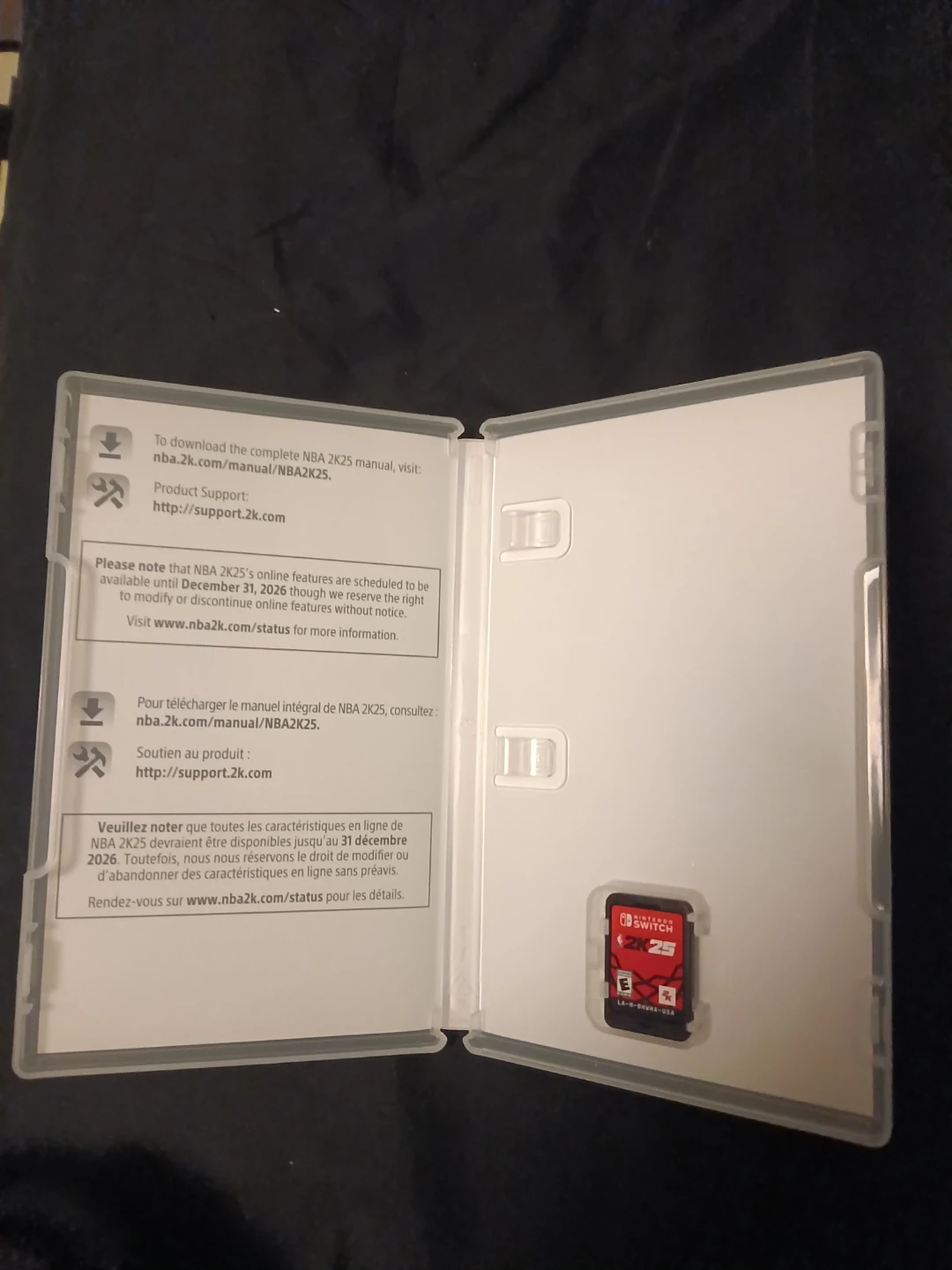 Nintendo Switch NBA 2K25 Video Game - photo 2