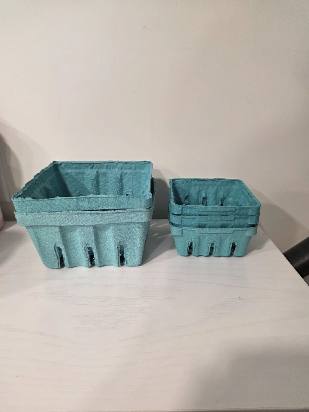 FREE  - 5 Teal Berry Baskets