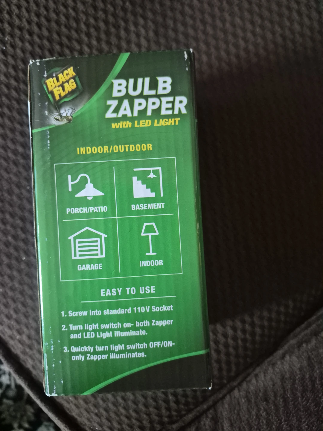 Black Flag Bulb Zapper with LED Light - photo 2