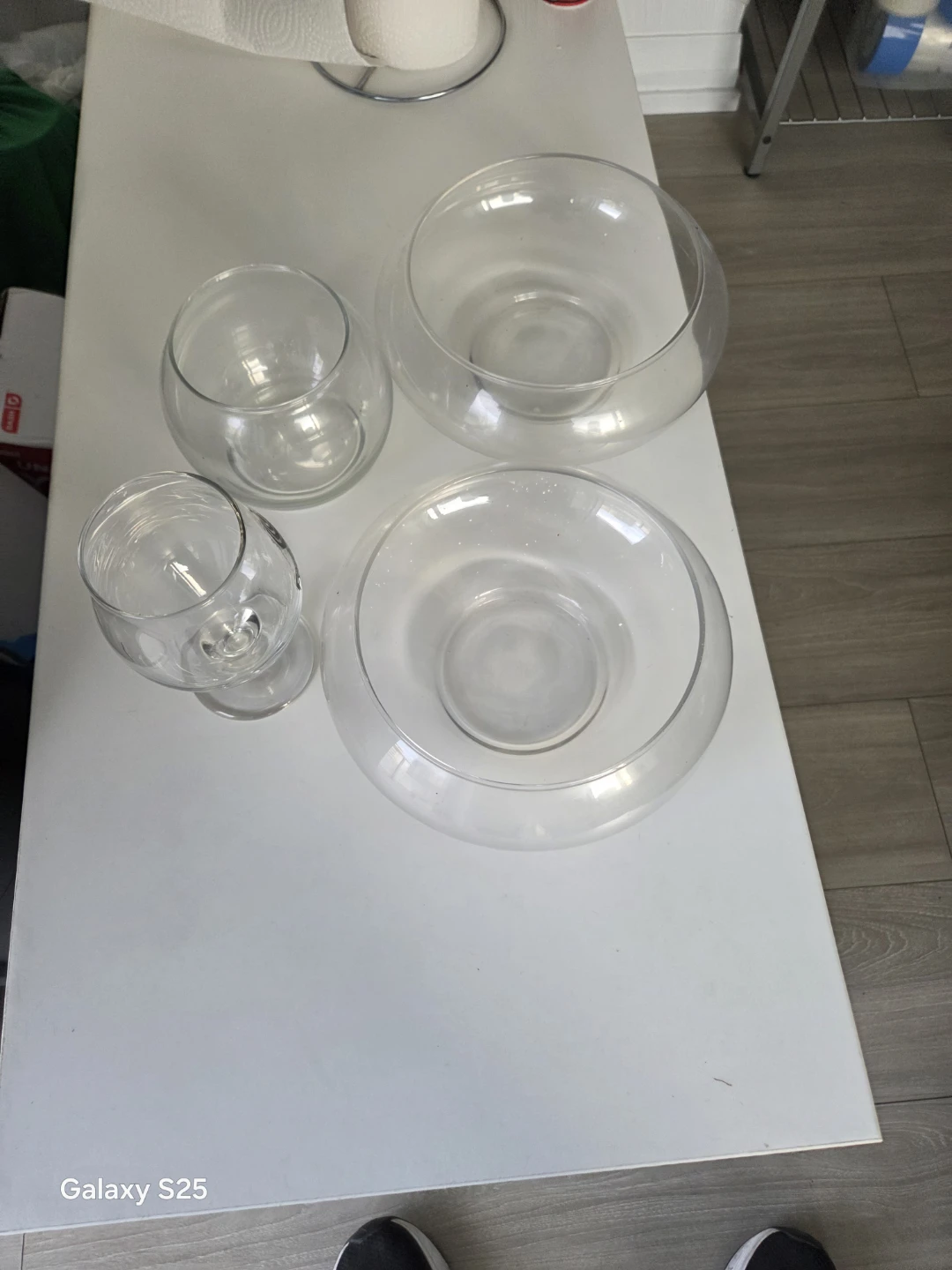 Set of 4 Clear Glass Vases/Bowls - photo 2