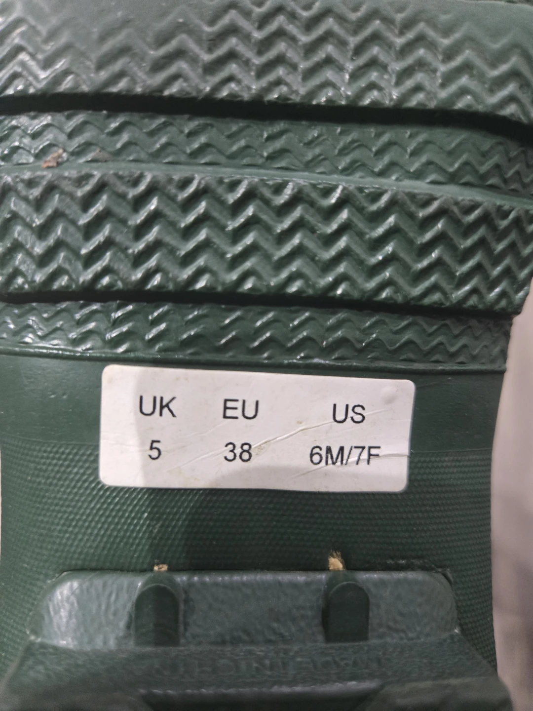 Hunter Tall Green Rubber Rain Boots