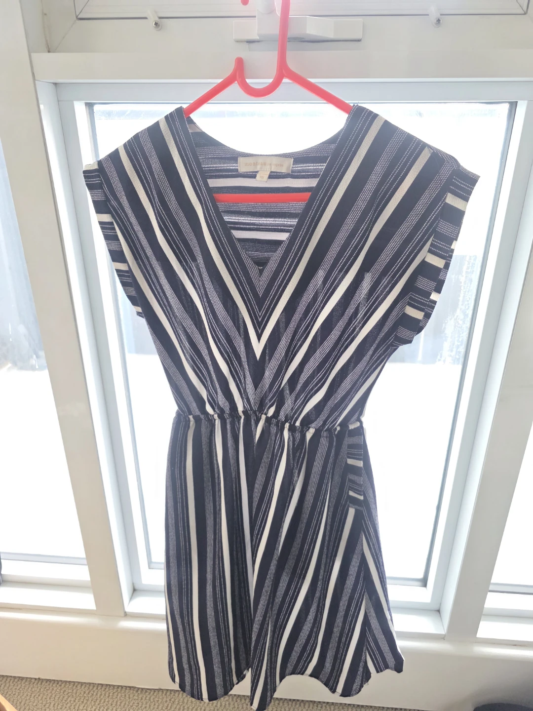 Monteau Los Angeles Striped Mini Dress