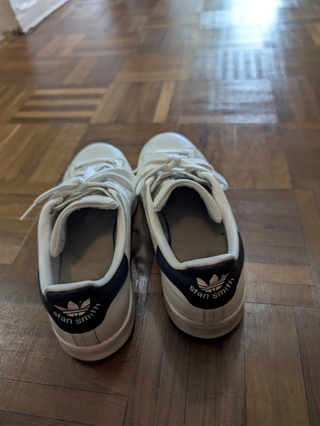 Adidas Stan Smith White Leather Sneakers - photo 2