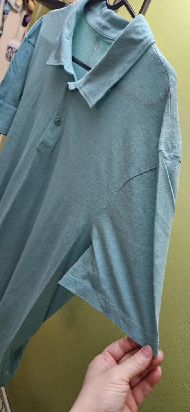 AX Armani Exchange Men's Polo Shirt XXL Teal - photo 3