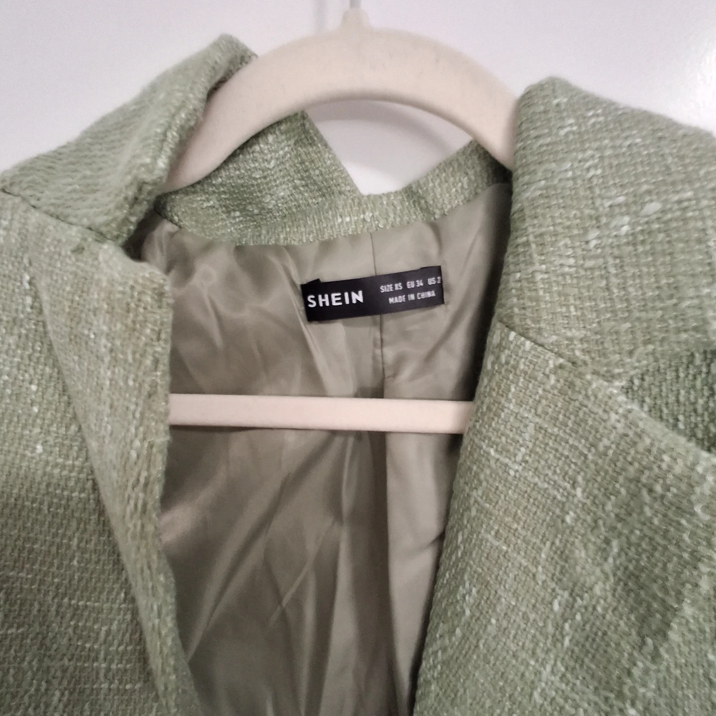 SHEIN Green Cropped Blazer - photo 2