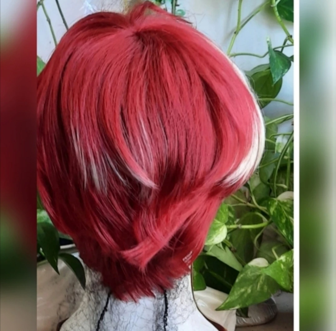 Short Red and Blonde Wig - photo 2