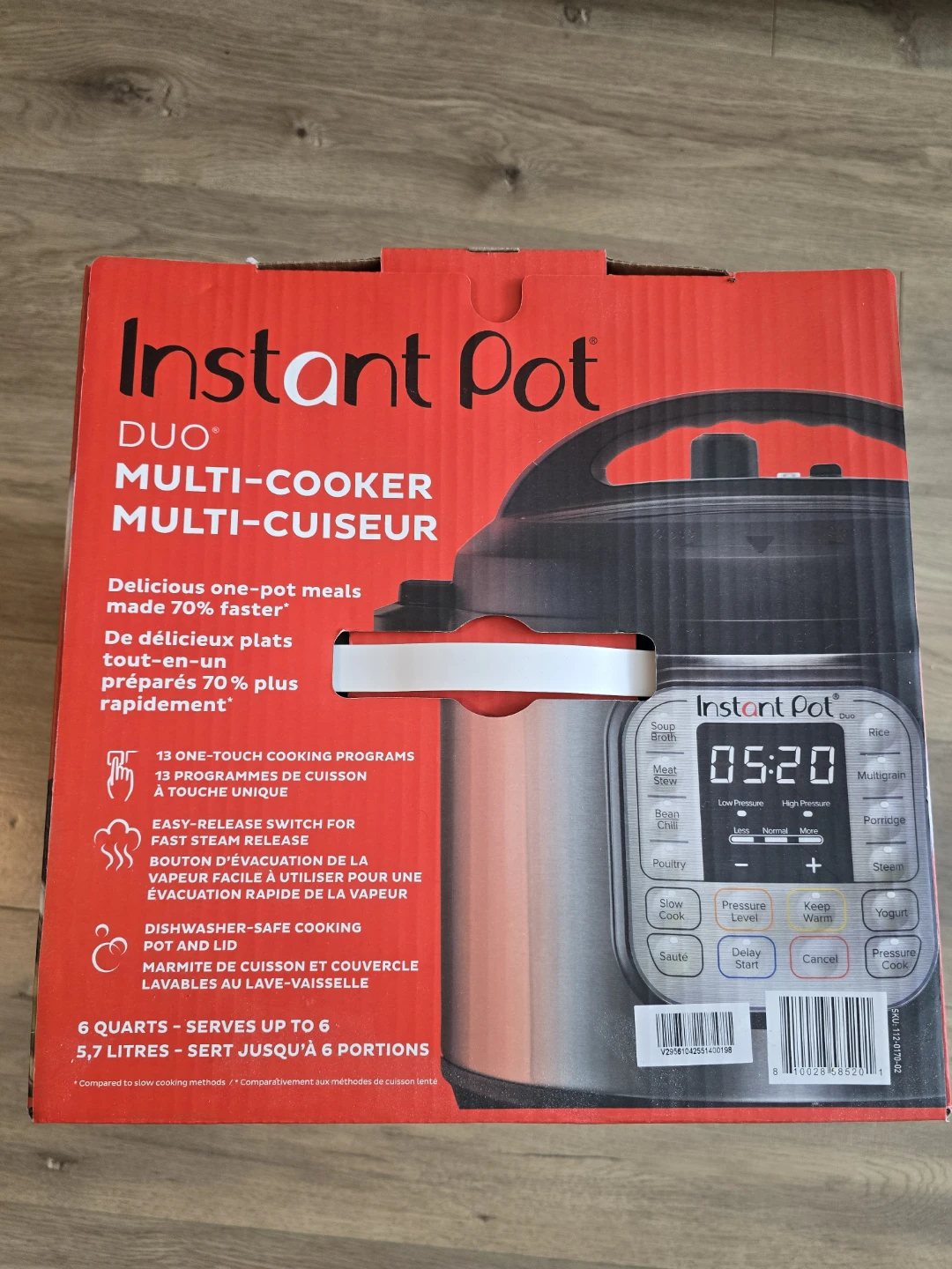 Stainless Steel Instant Pot Duo V5 7-in-1 Pressure Cooker– 6 QT - photo 5