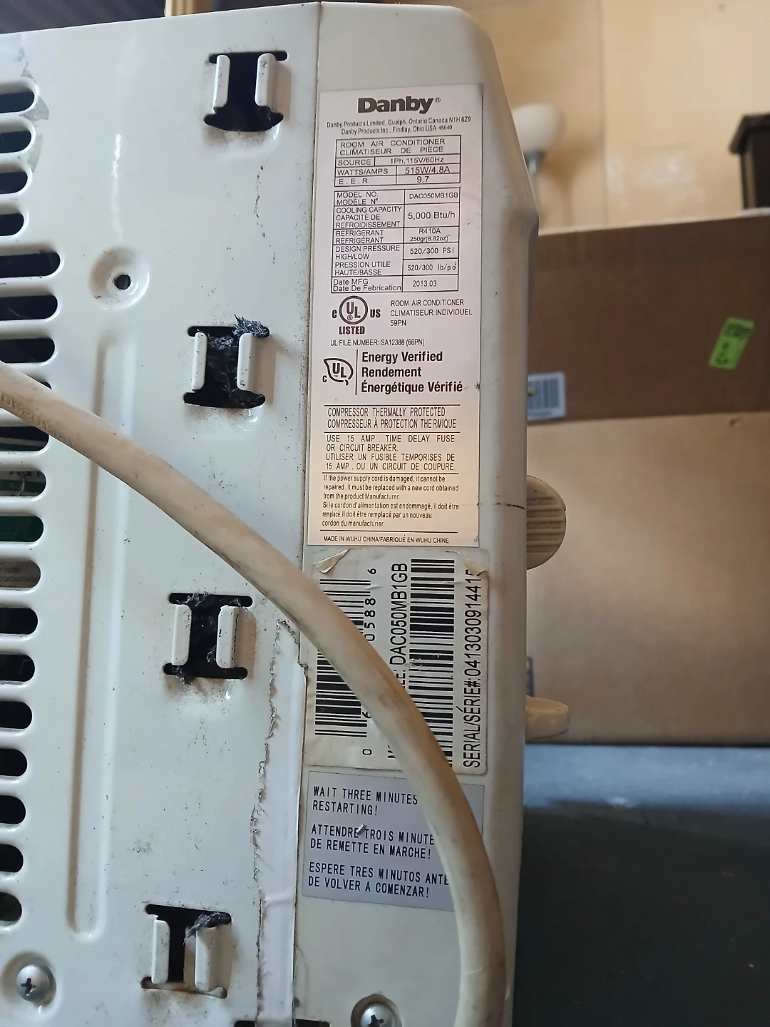 Danby Window Air Conditioner - 5,000 BTU - photo 2
