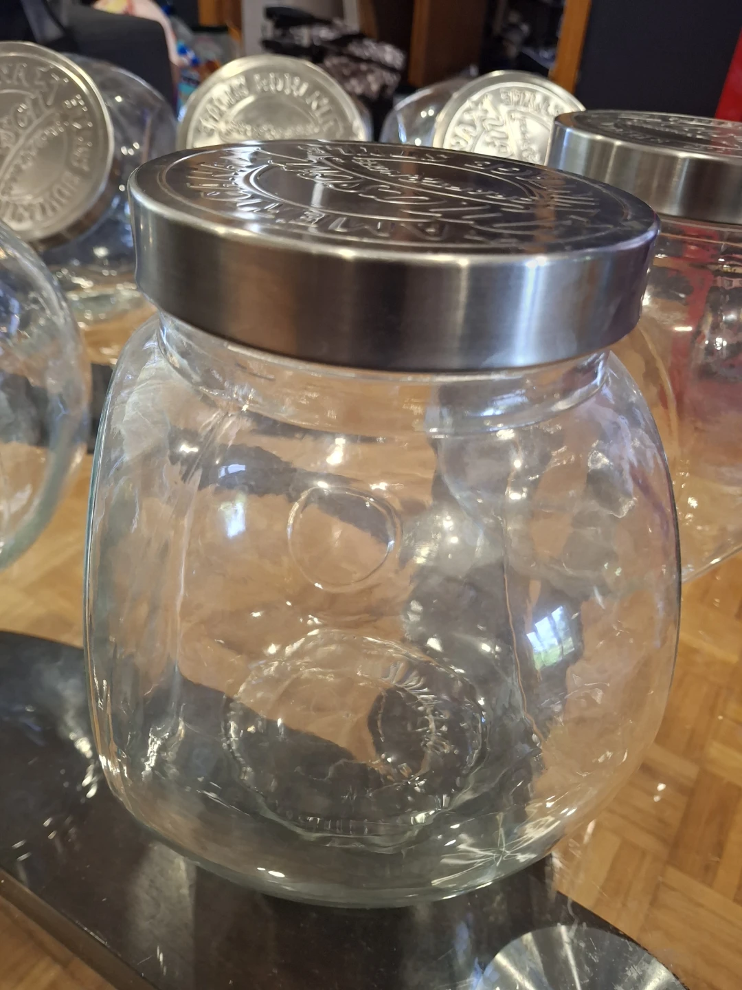 6 Mason Craft & More Glass Storage Jar - photo 4
