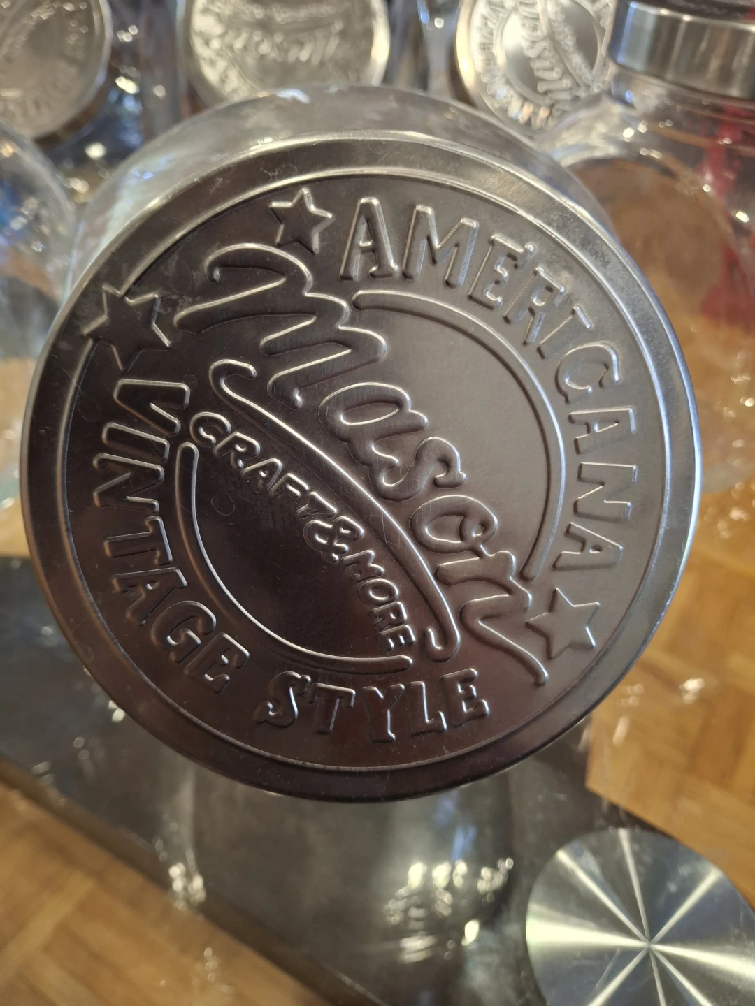 6 Mason Craft & More Glass Storage Jar - photo 5