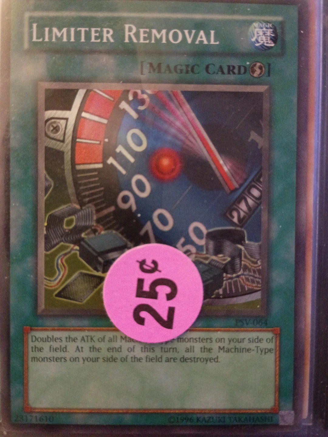 Yu-Gi-Oh! Limiter Removal Magic Card PSV-064⚽