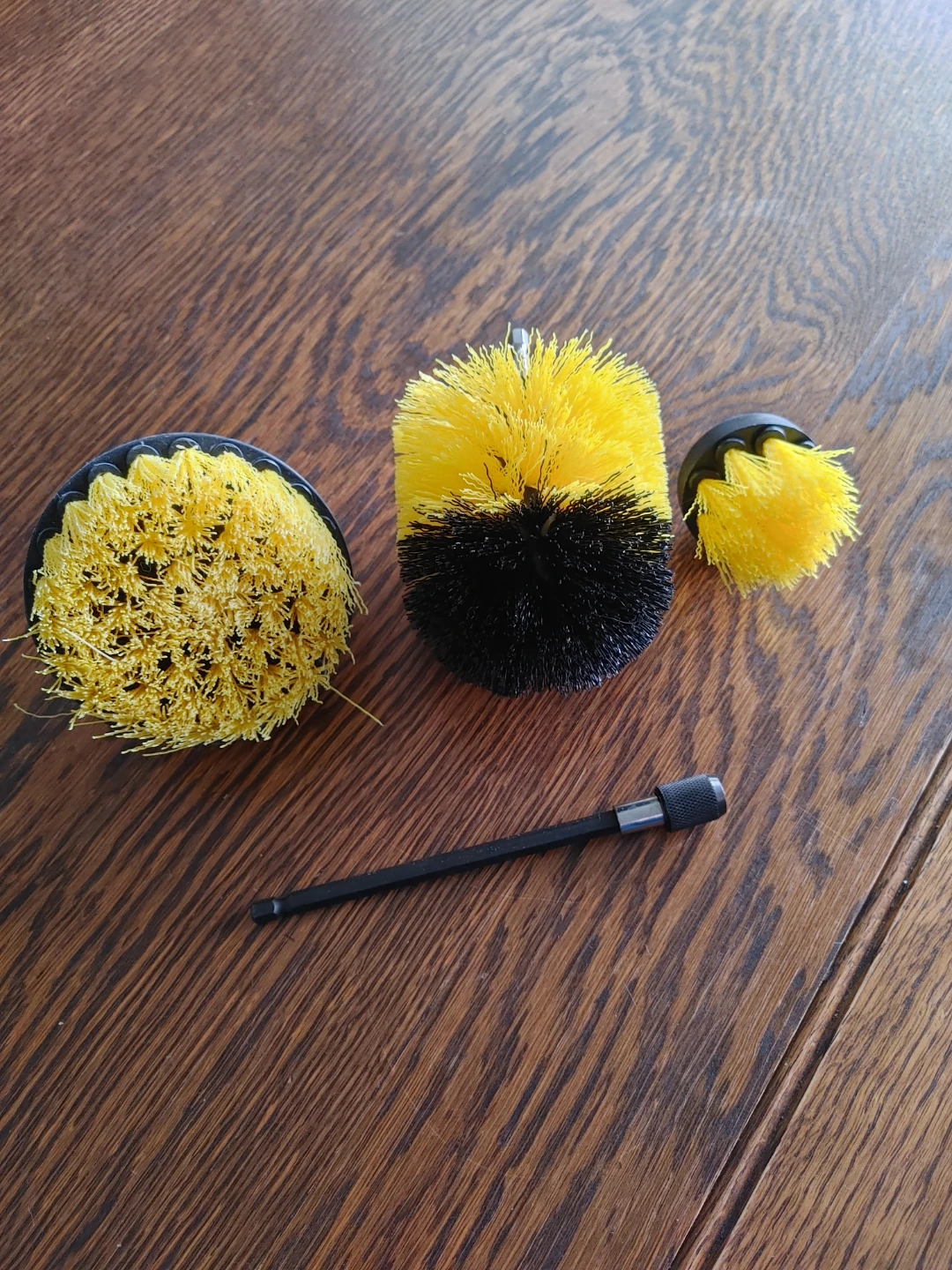 Drill Brush Set - Yellow and Black