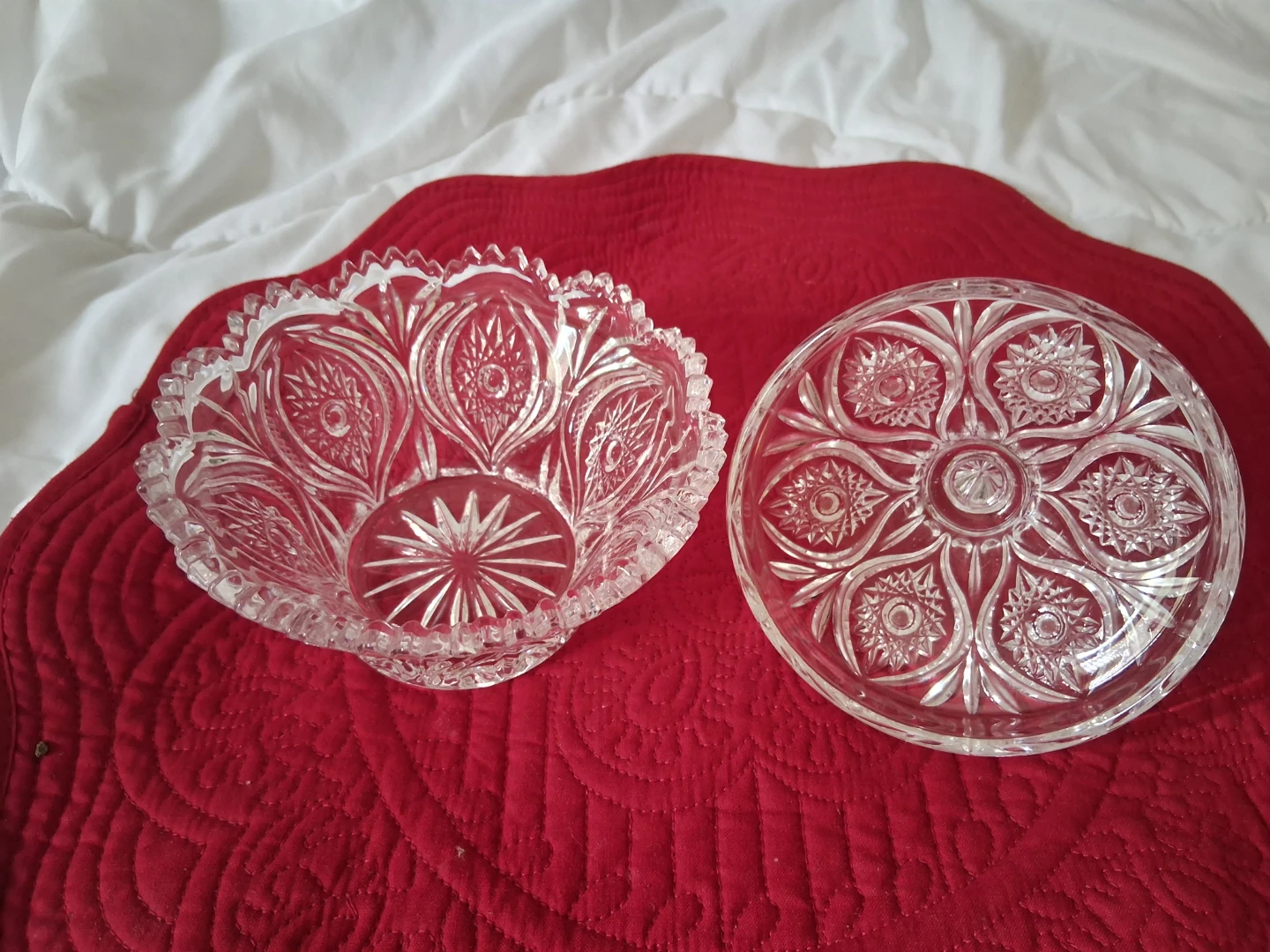 Crystal Candy Dish with Lid - photo 3