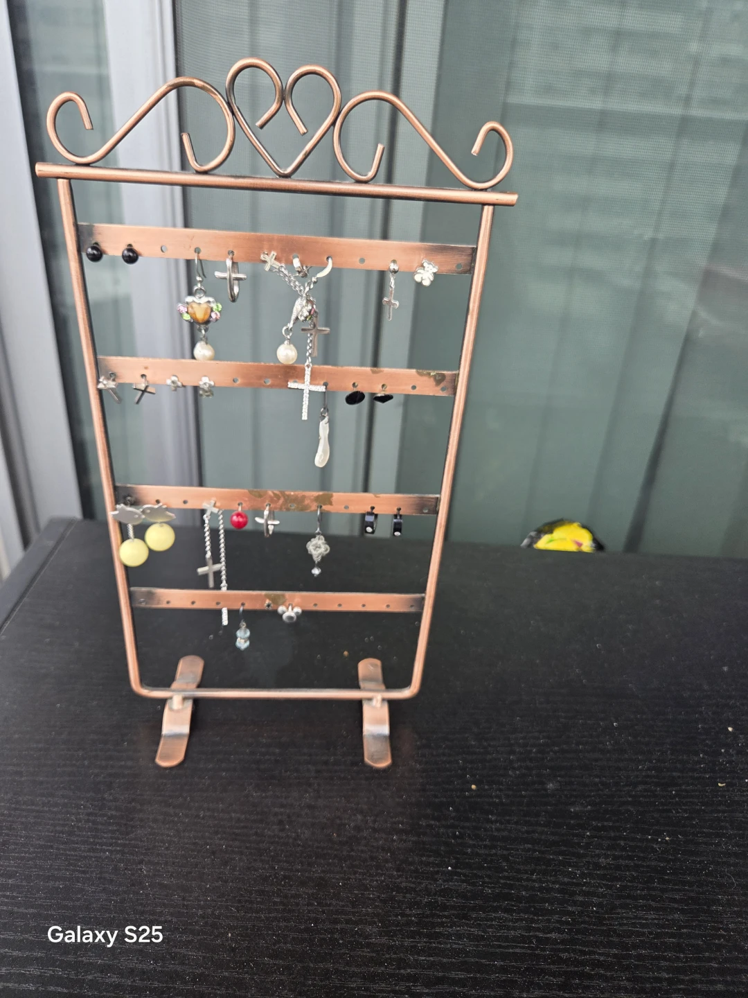 Copper Jewellery Organizer Stand