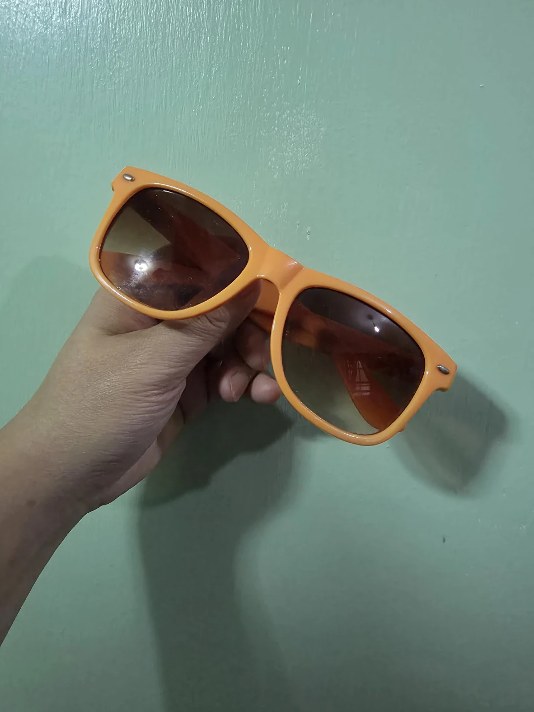 Orange Wayfarer Style Kid Sunglasses ⚽️