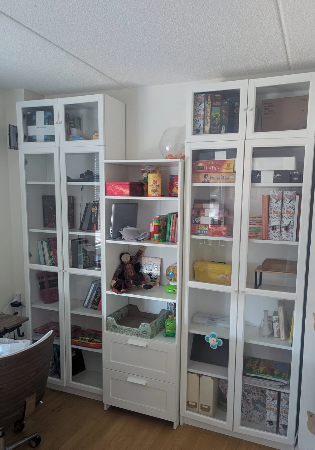 Set of 3 IKEA bookcases