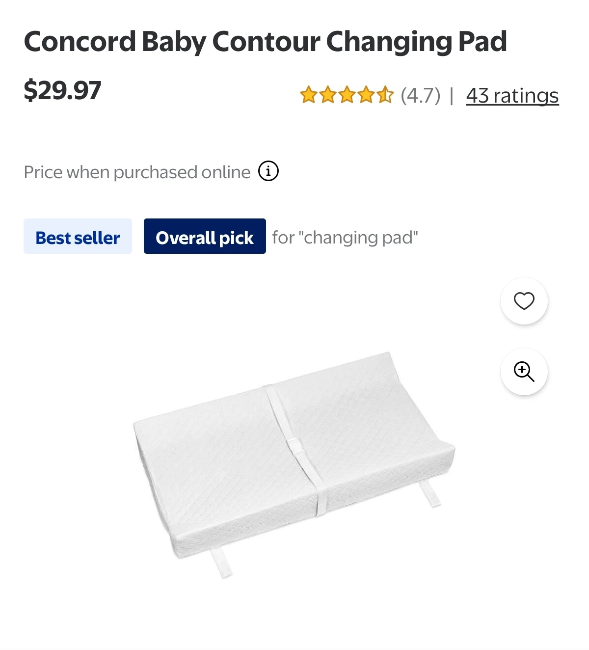 Baby Changing Pad and table - photo 2
