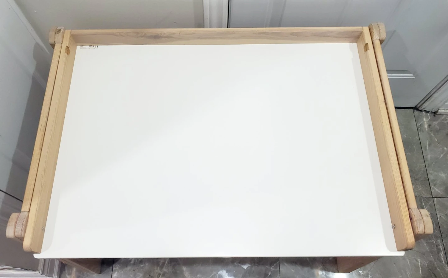 Ikea Wooden Kids Art Easel Table - photo 2