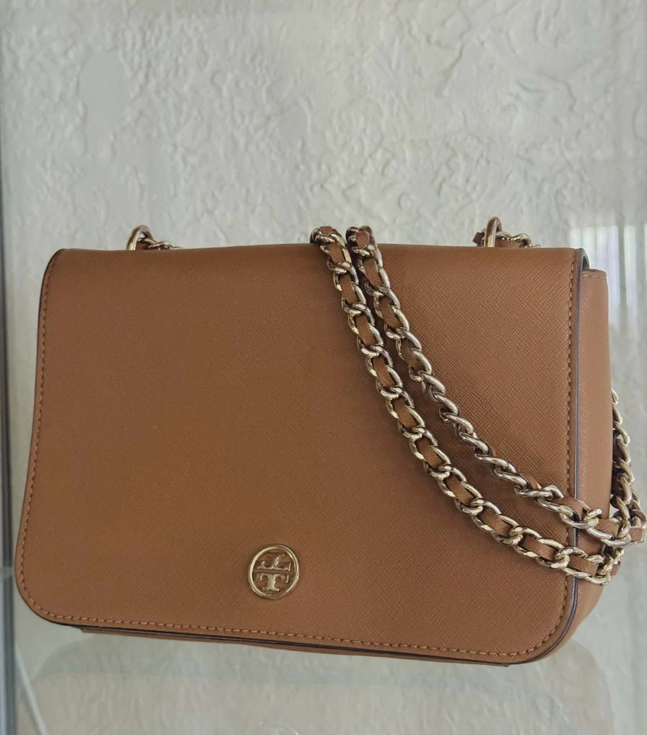 Tory Burch Brown Leather Chain Shoulder Bag - photo 3
