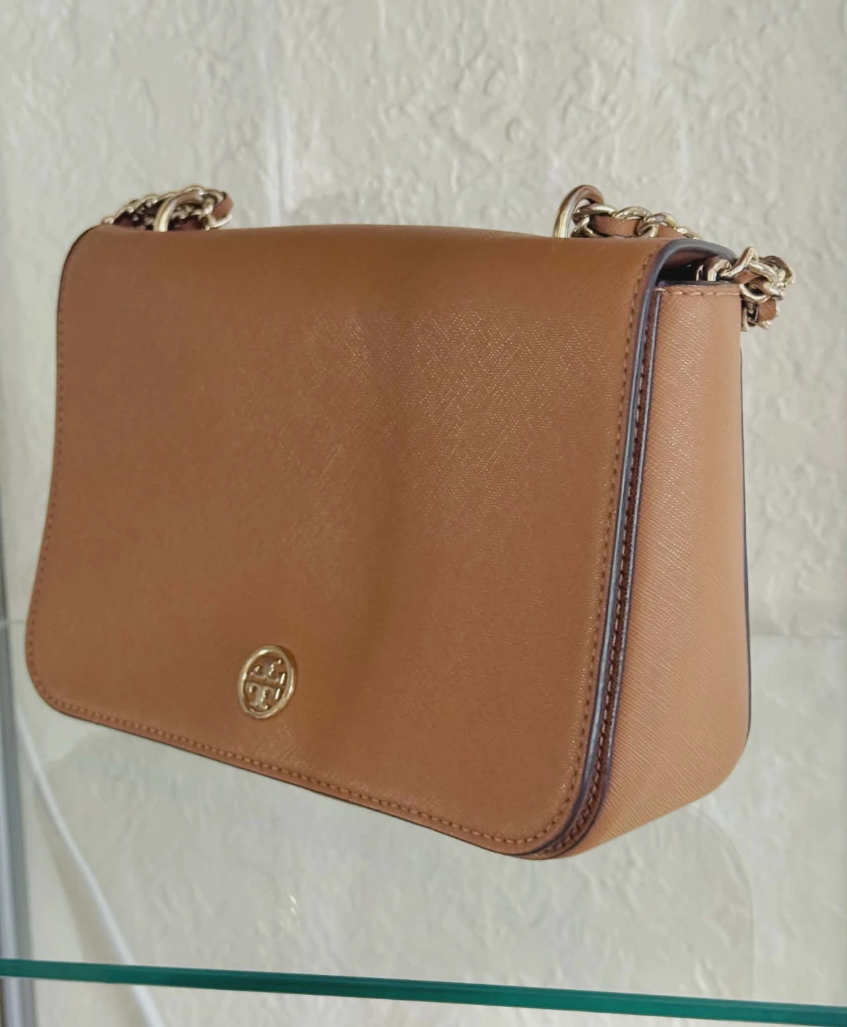 Tory Burch Brown Leather Chain Shoulder Bag - photo 4