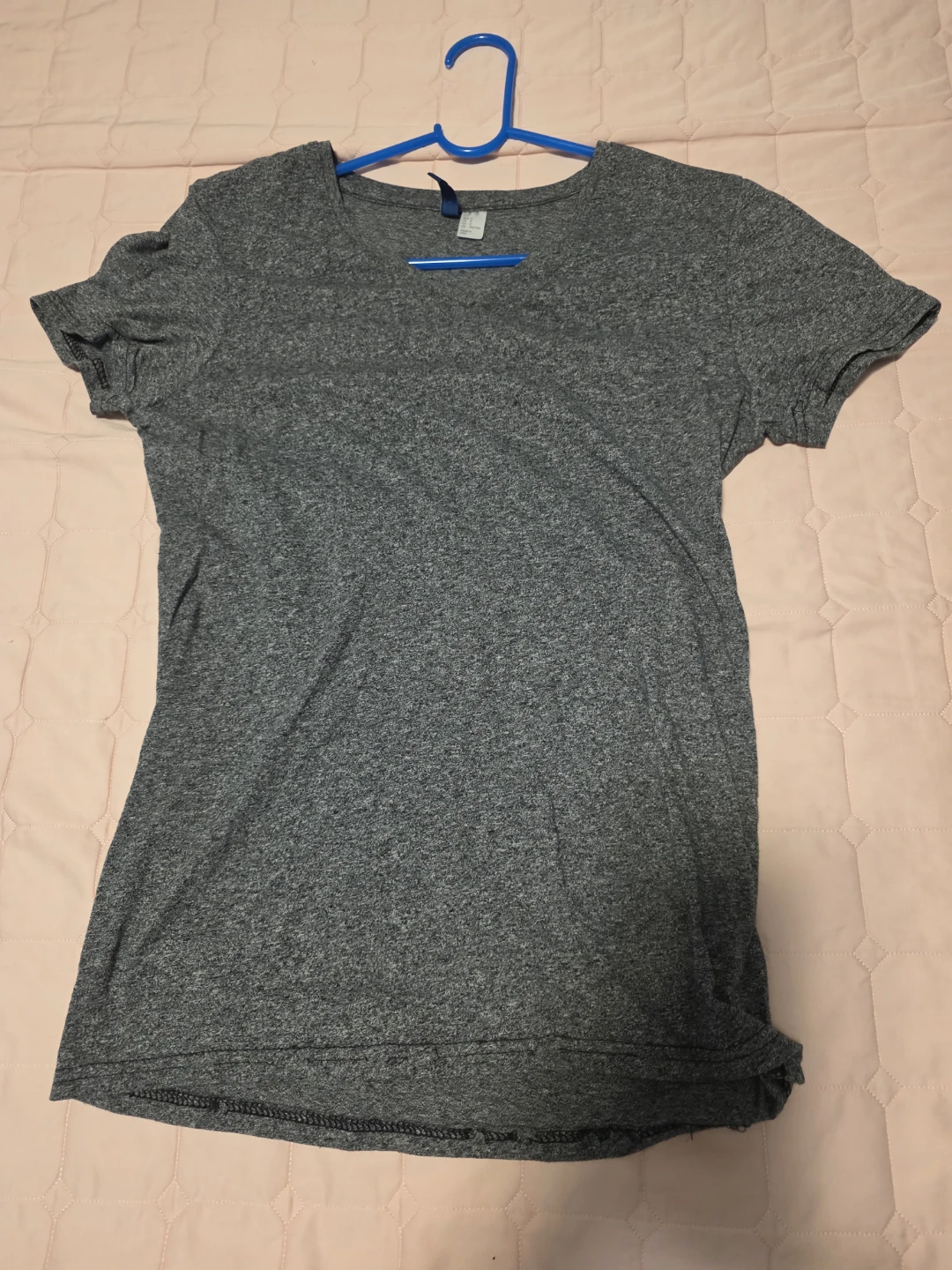 H&M Grey Marled Short Sleeve T-Shirt