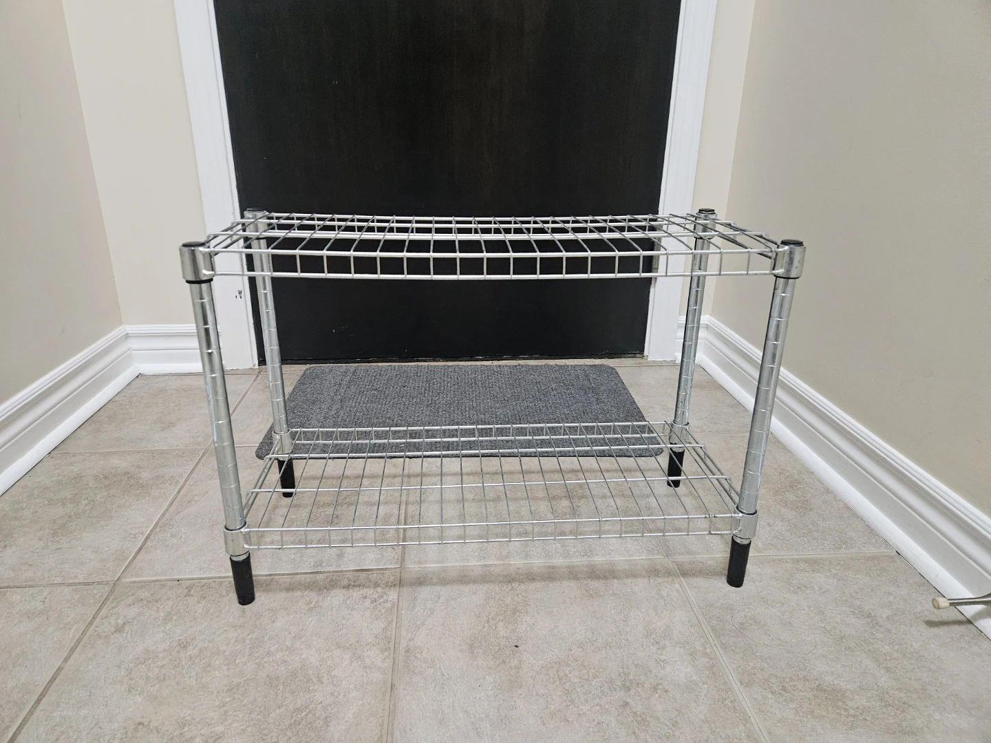 2-Tier Wire Shelving Unit