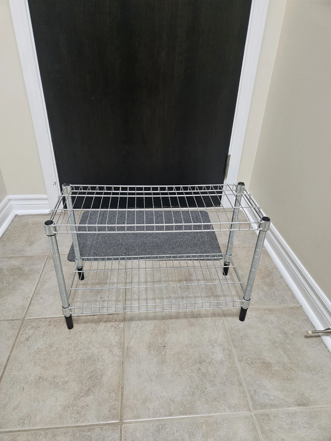 2-Tier Wire Shelving Unit - photo 2