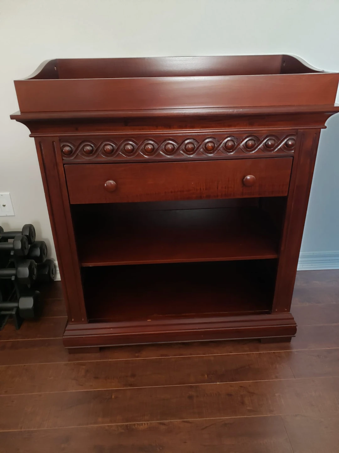 Wooden Changing Table Dresser
