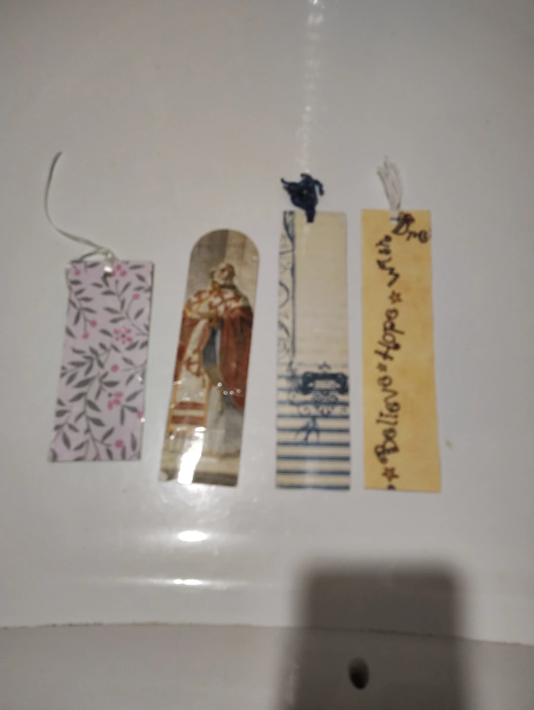 Set of 4 Handmade Bookmarks