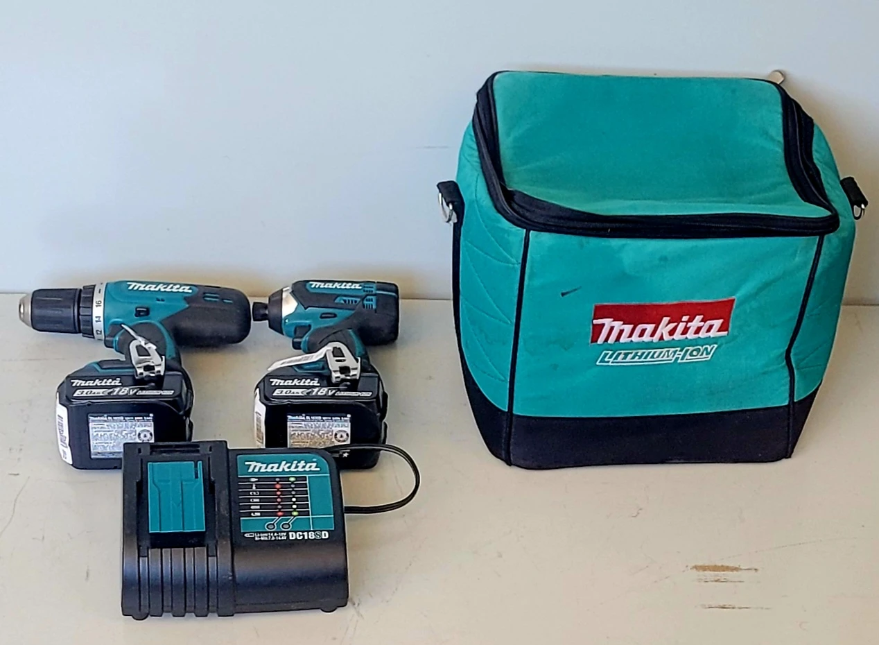 Makita DLXW022S 18V LXT Drill & Impact Kit (3240983)