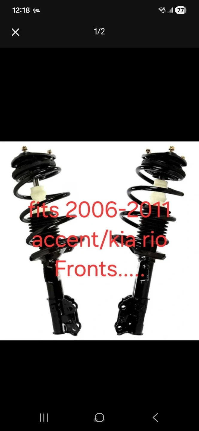 $200 New Front set.
