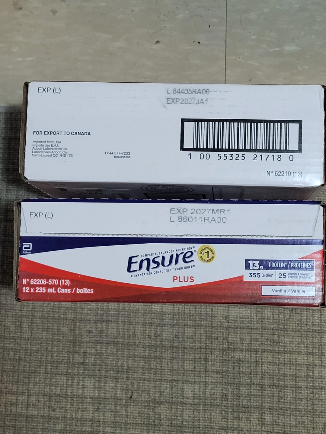 Ensure Plus Meal Replacement Drinks (12 x 235 mL Cans) - photo 2