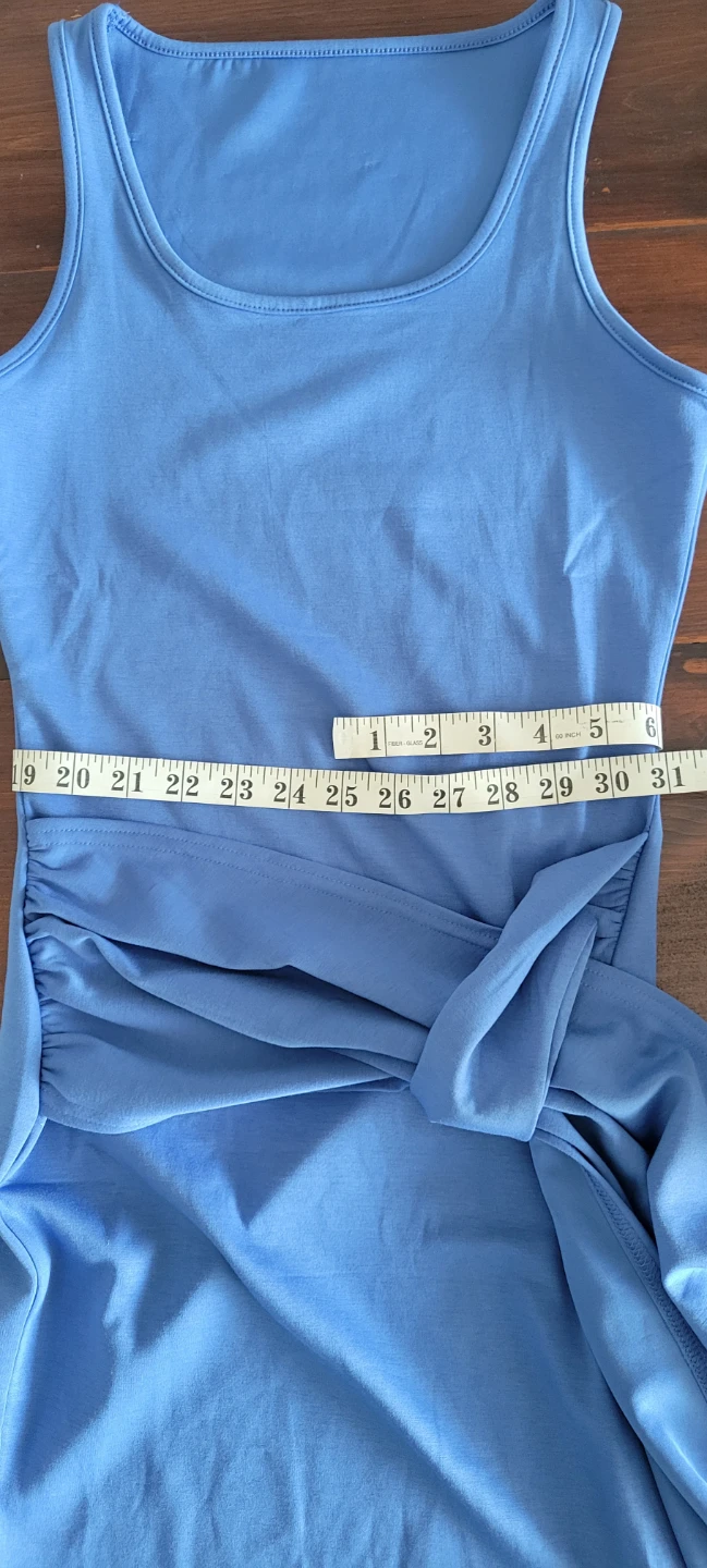 Purple Pocket Ruched Tie Dress - photo 4