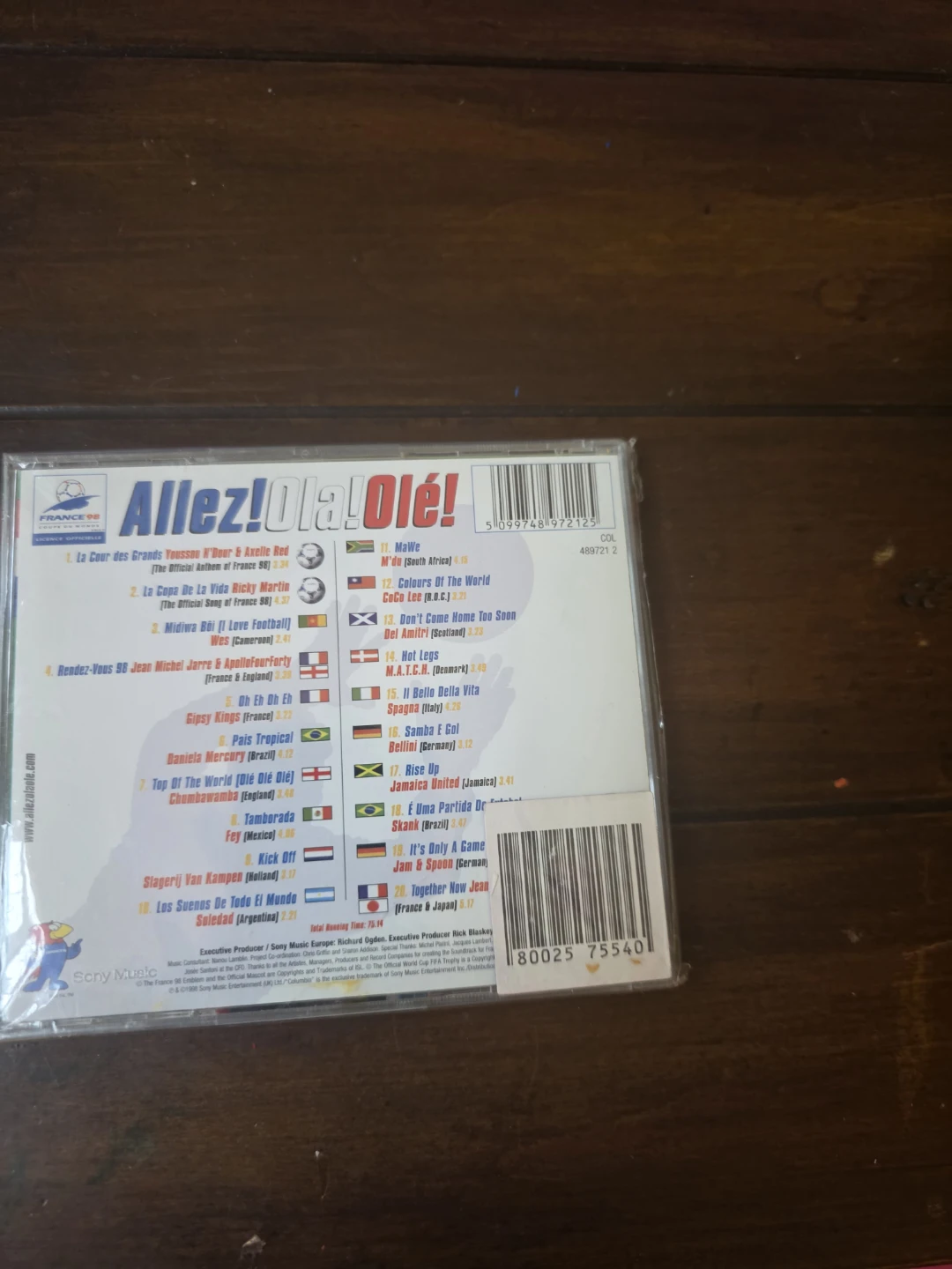 Allez! Ola! Olé! The Music Of The World Cup CD - photo 4