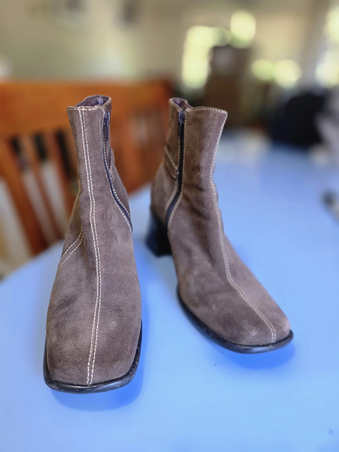 Clarks Brown Suede Ankle Boots - photo 2