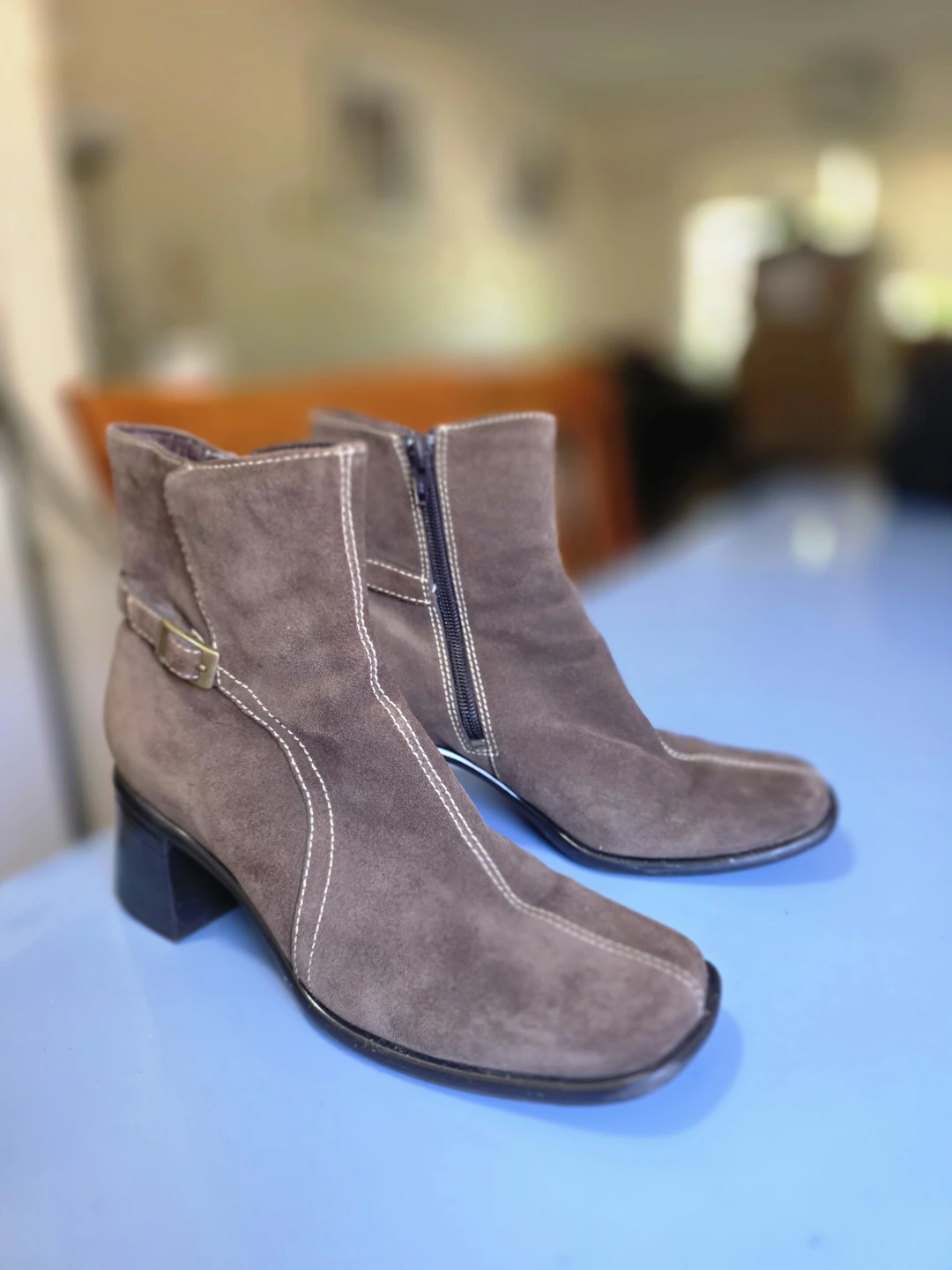 Clarks Brown Suede Ankle Boots - photo 5