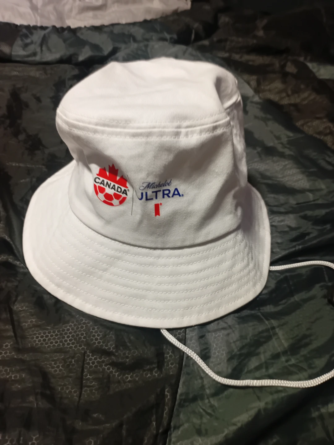 White Michelob ULTRA Canada Bucket Hat
