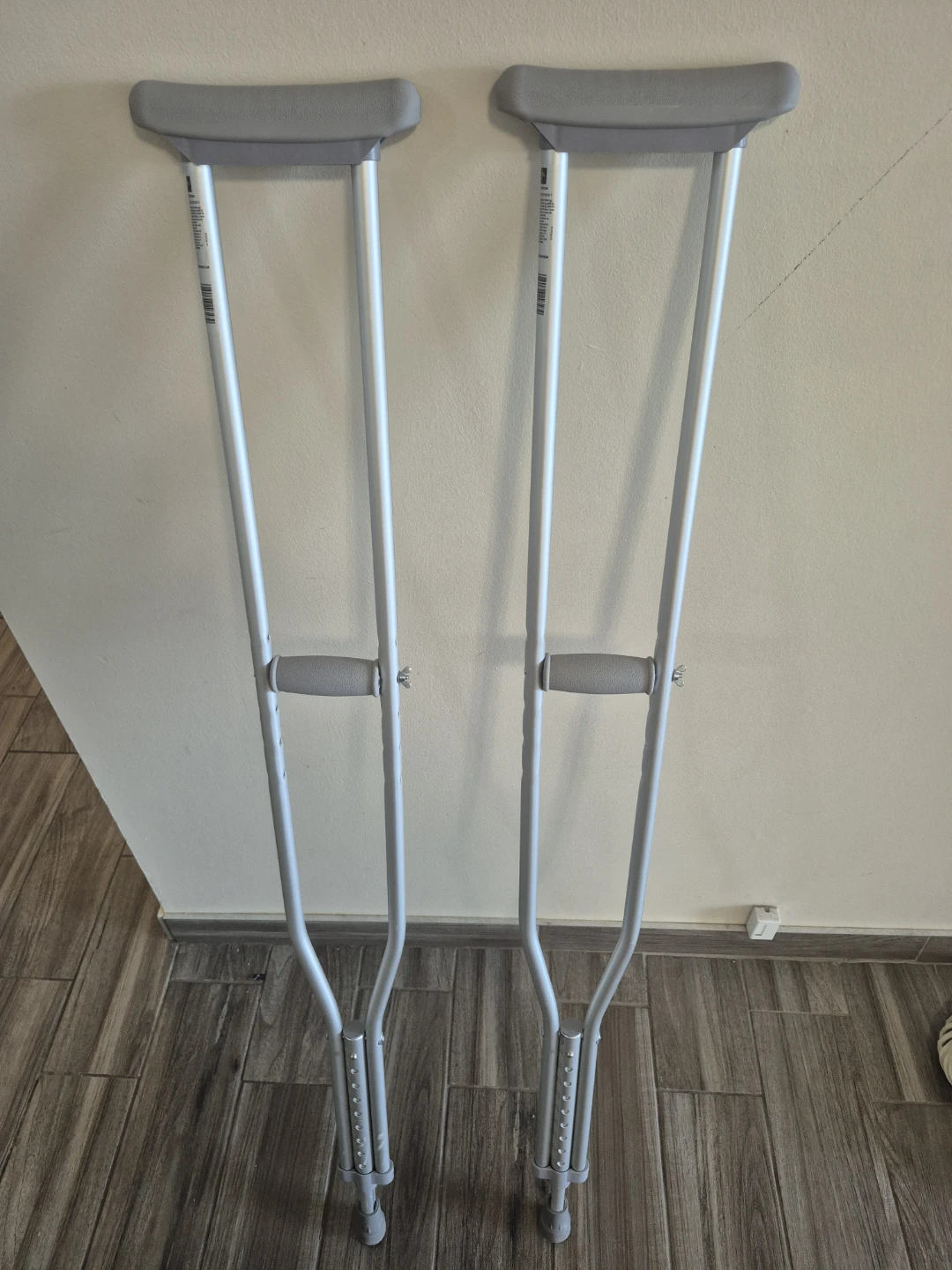 Pair of Adjustable Crutches