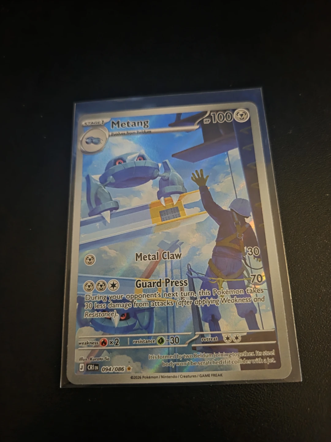 Pokemon Metang 094/086 Card