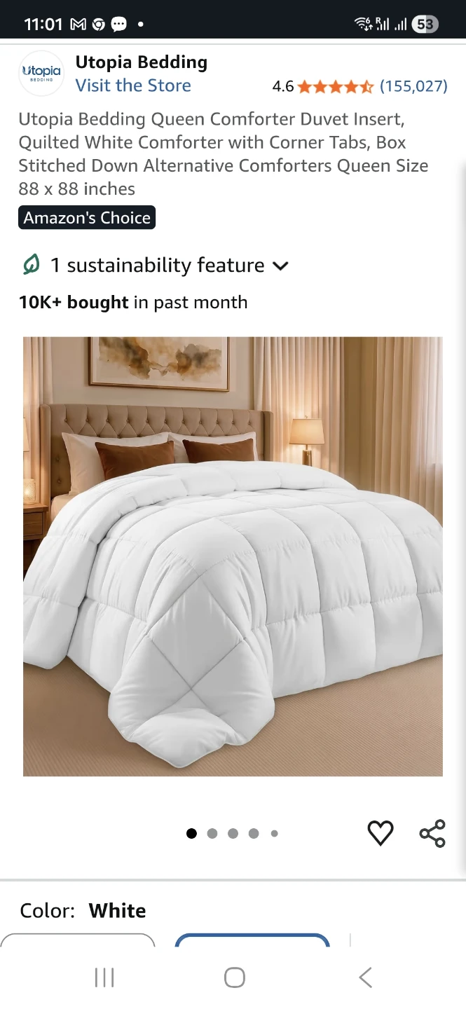 Utopia Bedding Queen Comforter - 88 x 88 inches
