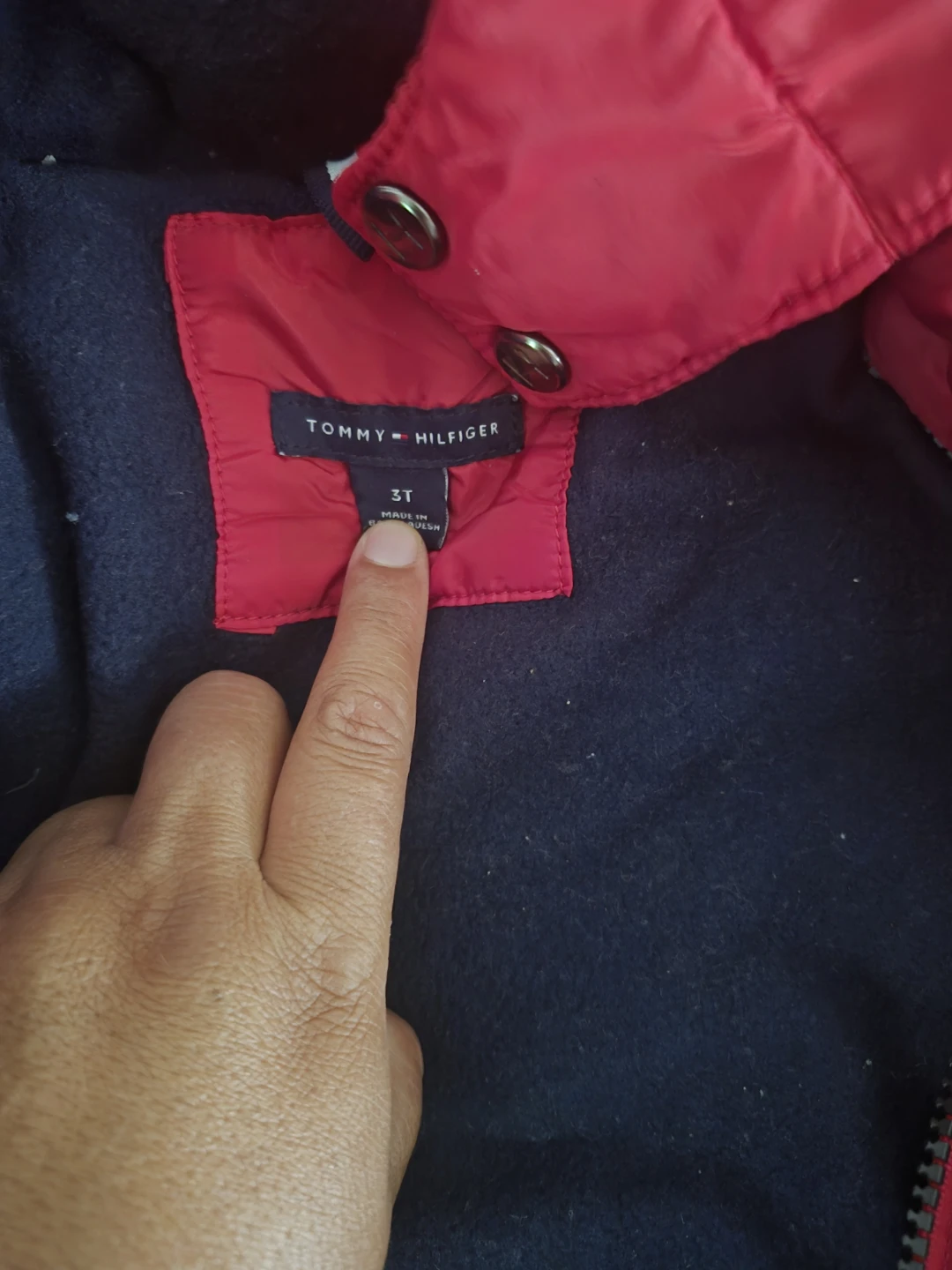Tommy Hilfiger Puffer Jacket Red - photo 3