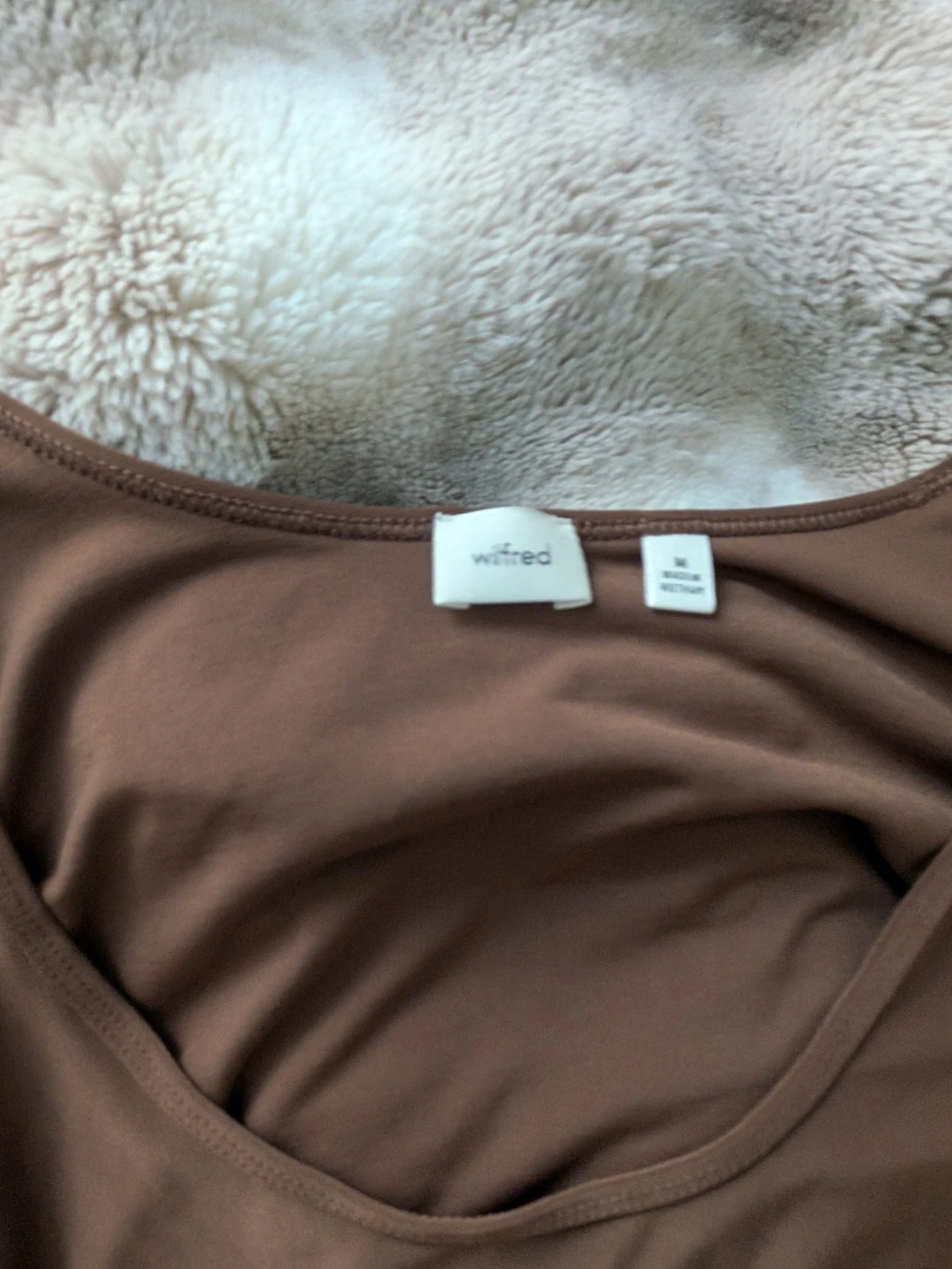 Wilfred Brown Long Sleeve Midi Dress - photo 3