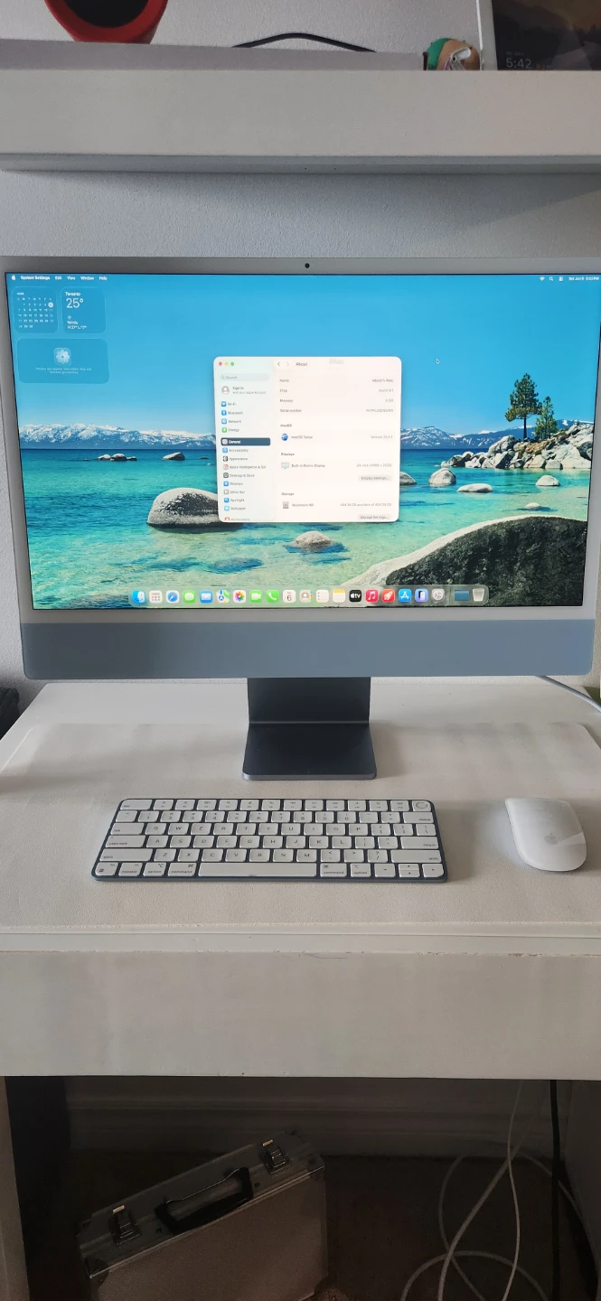 Blue Apple iMac M1 4 ports 512gb
