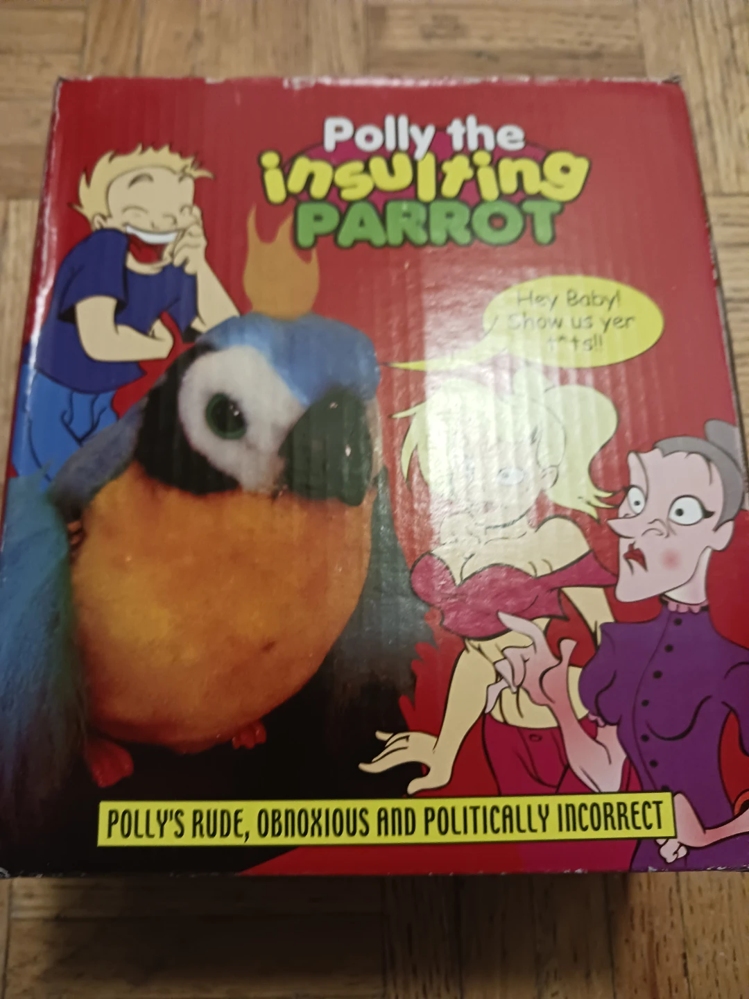 Polly the Insulting Parrot Toy