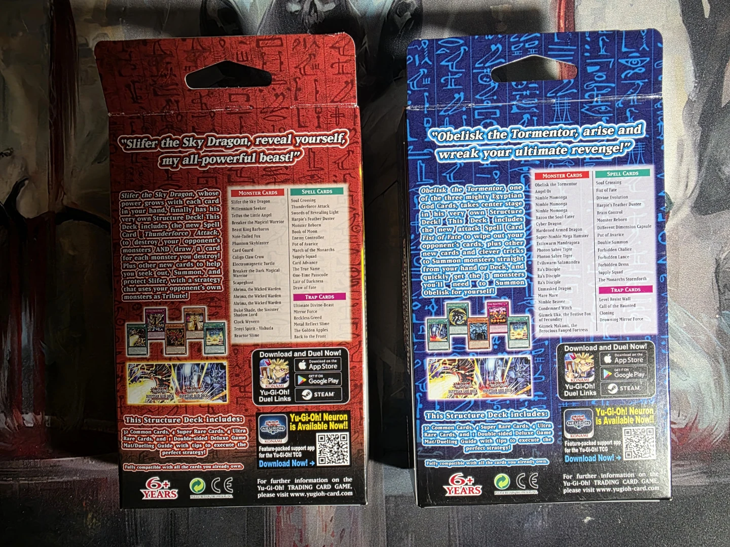 Yu-Gi-Oh! Egyptian God Decks - Slifer & Obelisk (2 Decks) - photo 2