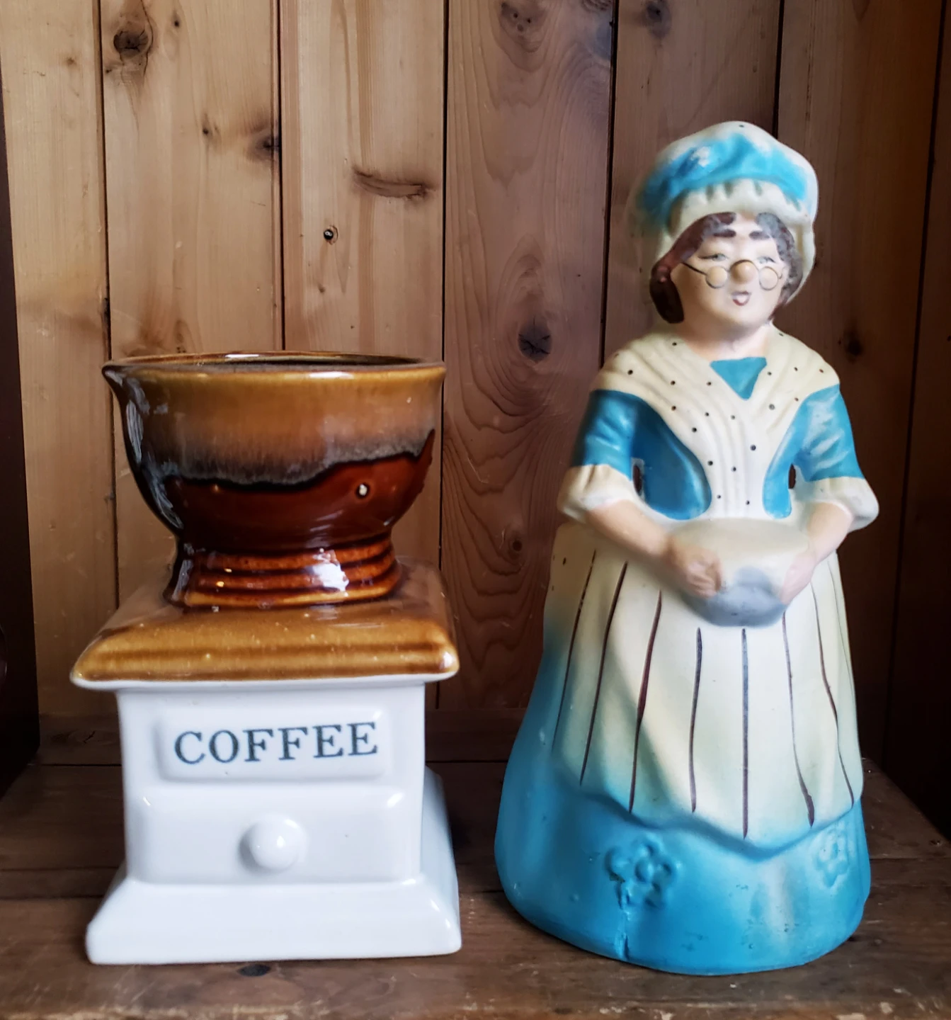 Vintage Ceramic utensil crocks
