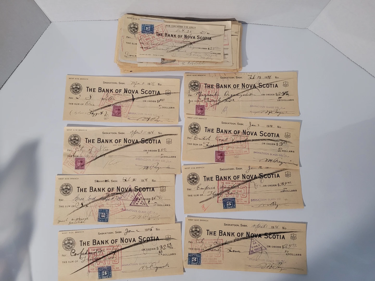 The Bank of Nova Scotia Cheques - Saskatoon, Sask. - photo 5