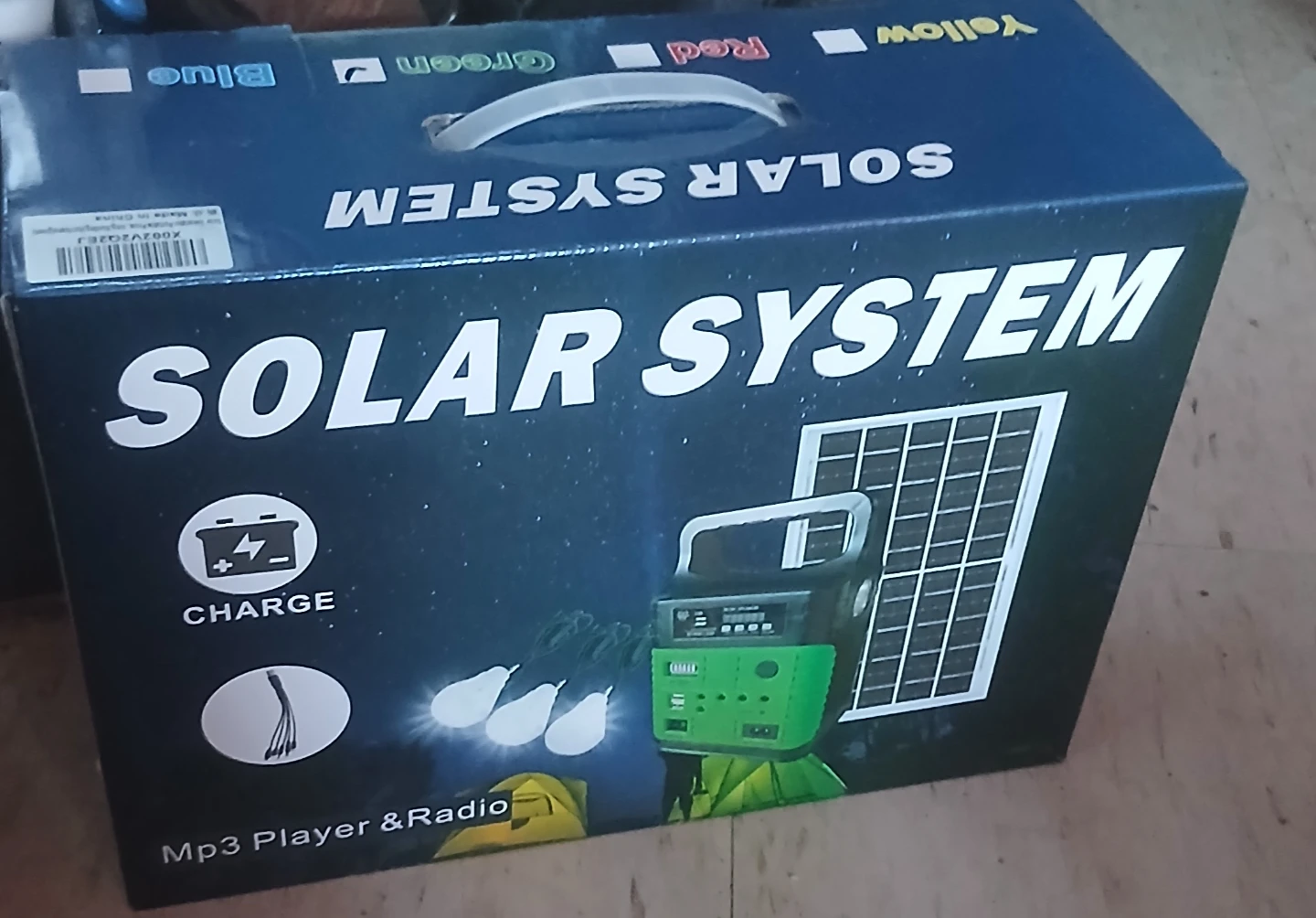 Solar System Kit with MP3 Player & Radio