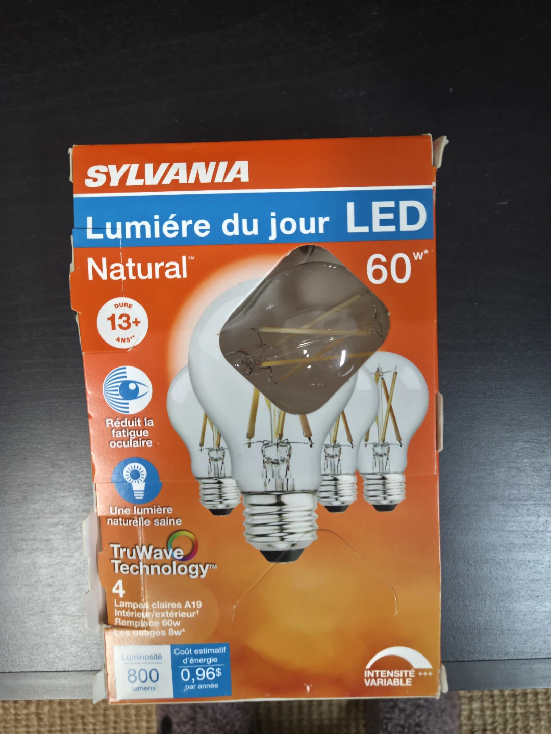 Sylvania Natural LED Light Bulbs, 4 Pack