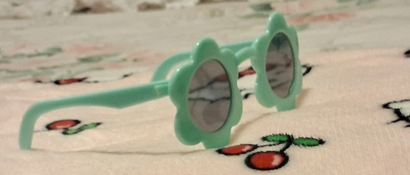 Children Flower shaped sunglasses  - Mint Green - photo 3